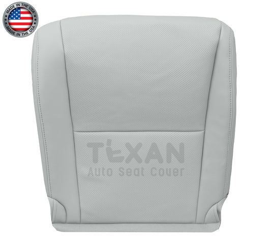 Fits 2010-2015 Lexus RX350 RX450H Driver Side Bottom Perforated Leather Replacement Seat Cover Gray