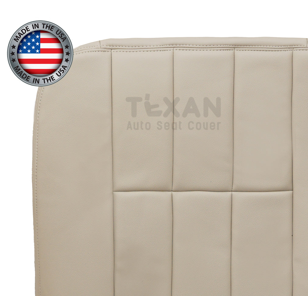 Fits 2006, 2007, 2008, 2009, 2010, 2011 Mercury Grand Marquis Driver Side Lean Back Synthetic Leather Replacement Seat Cover Light Tan