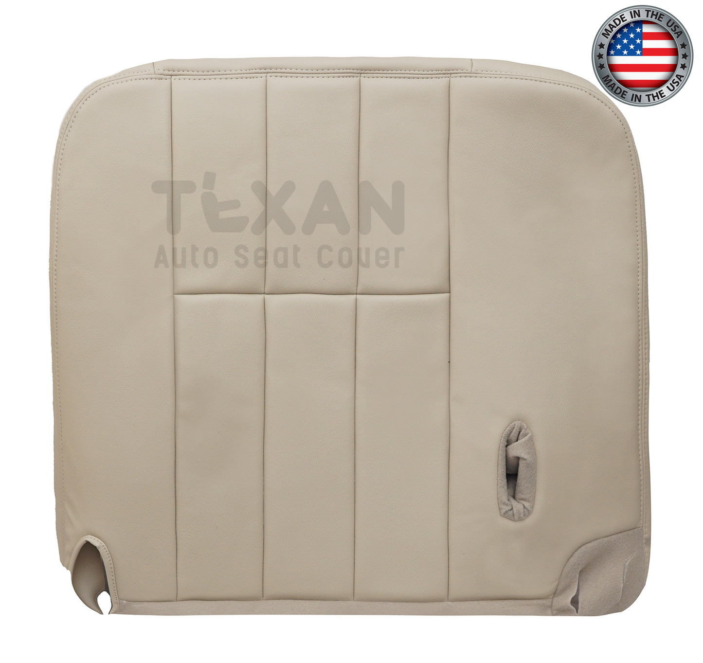 Fits 2006, 2007, 2008, 2009, 2010, 2011 Mercury Grand Marquis Driver Side Lean Back Synthetic Leather Replacement Seat Cover Light Tan