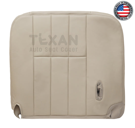 2006 to 2011 Mercury Grand Marquis Driver Side Bottom Leather Replacement Seat Cover Light Tan