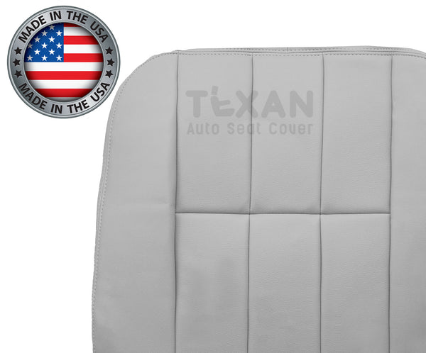 Fits 2006, 2007, 2008, 2009, 2010, 2011 Mercury Grand Marquis Driver Side Lean Back Leather Replacement Seat Cover Gray