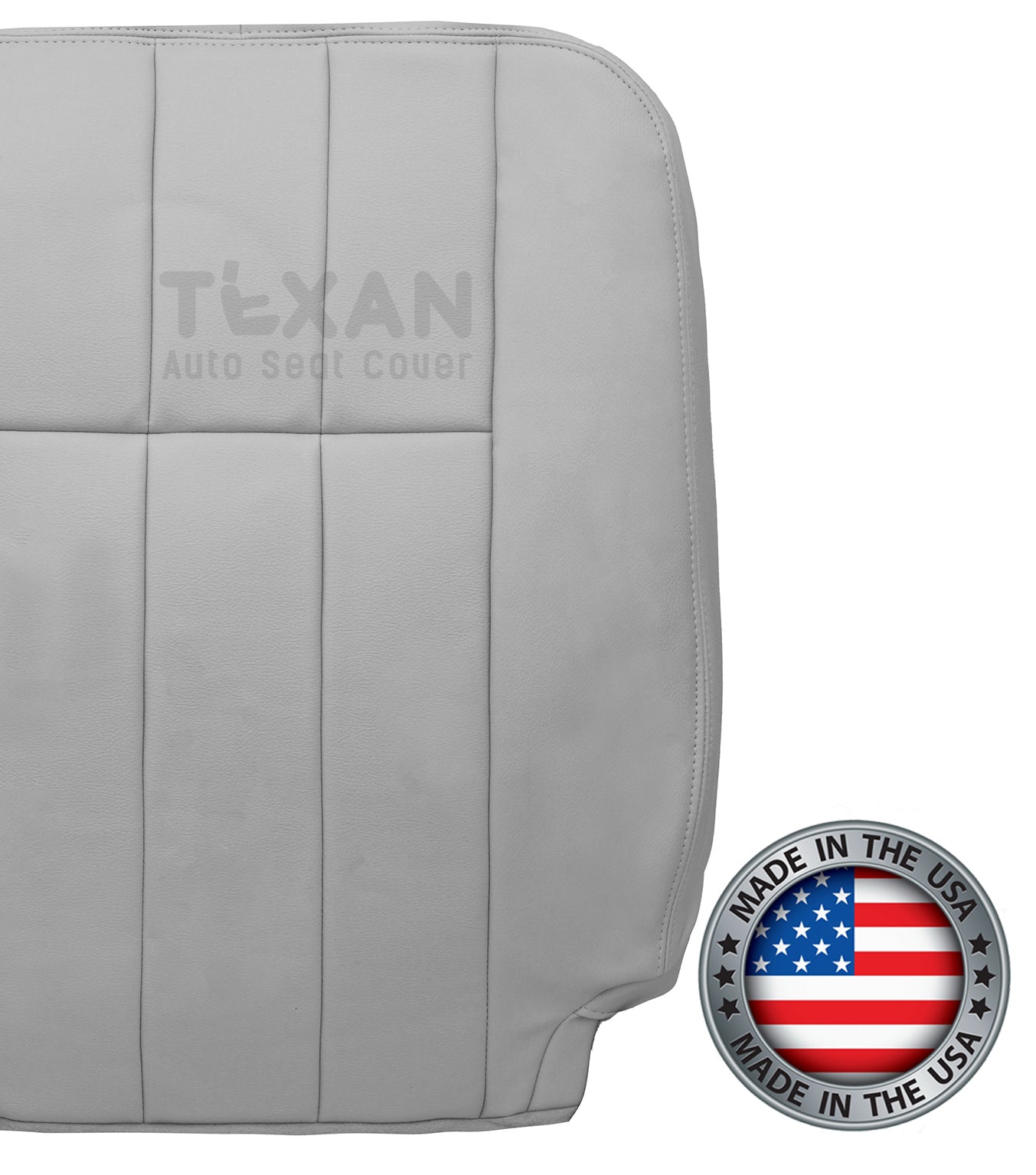 Fits 2006, 2007, 2008, 2009, 2010, 2011 Mercury Grand Marquis Passenger Side Lean Back Synthetic Leather Replacement Seat Cover Gray