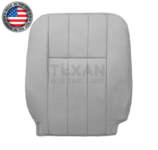 Fits 2006, 2007, 2008, 2009, 2010, 2011 Mercury Grand Marquis Driver Side Lean Back Leather Replacement Seat Cover Gray