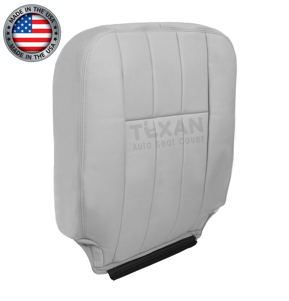 Fits 2006, 2007, 2008, 2009, 2010, 2011 Mercury Grand Marquis Driver Side Lean Back Leather Replacement Seat Cover Gray