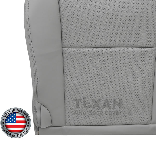 For 2006 to 2011 Lexus GS300, GS350, GS430, GS450H, GS460 Driver Side Bottom Perforated Leather Replacement Seat Cover Gray