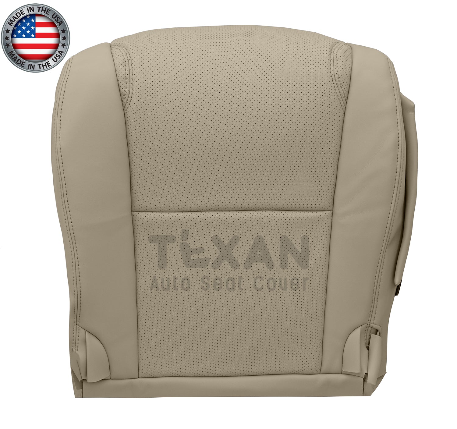 For 06-11 Lexus GS Driver Bottom Perforated Vinyl Seat Cover Tan