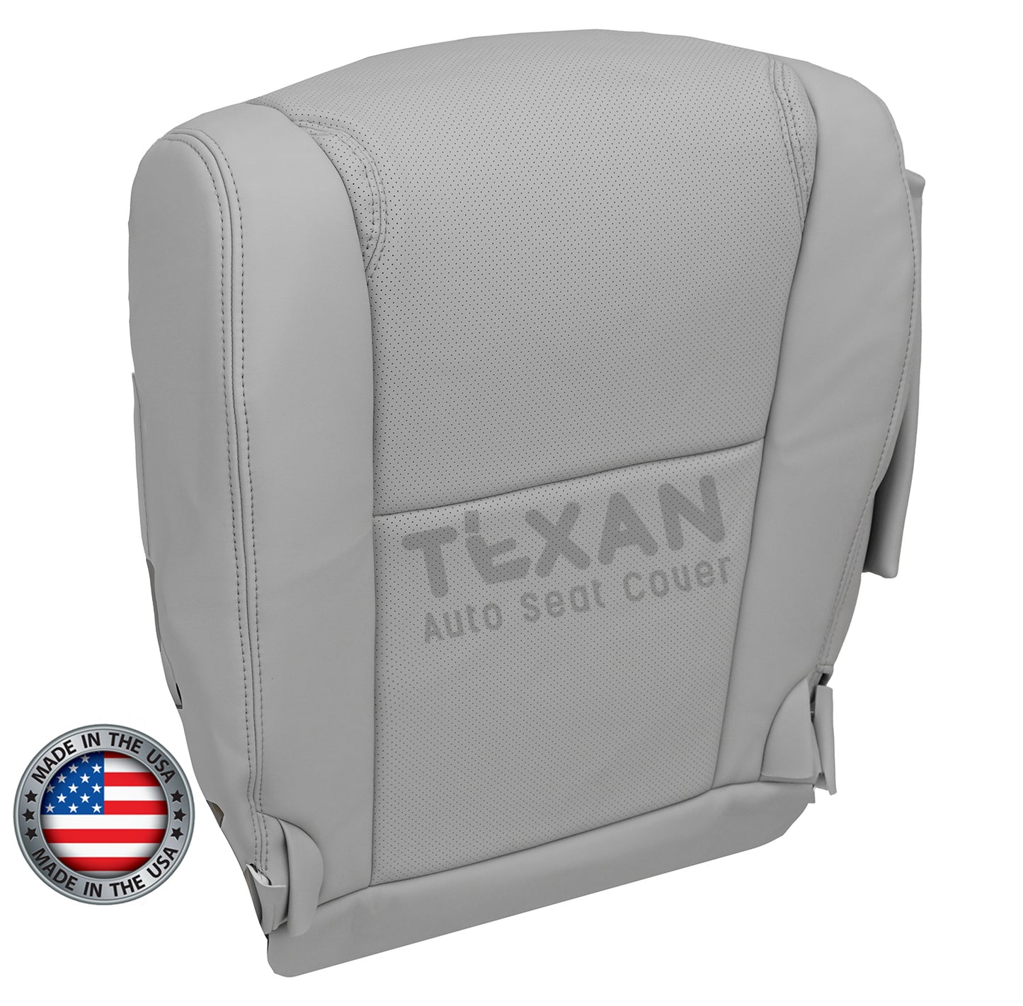 For 2006 to 2011 Lexus GS300, GS350, GS430, GS450H, GS460 Driver Side Bottom Perforated Leather Replacement Seat Cover Gray