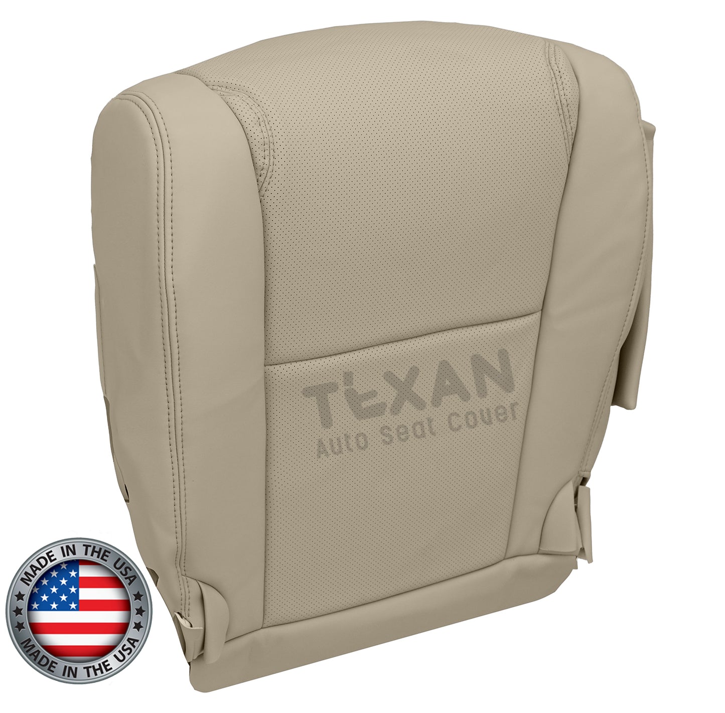 For 2006 to 2011 Lexus GS300, GS350, GS430, GS450H, GS460 Passenger Side Bottom Perforated Leather Replacement Seat Cover Tan