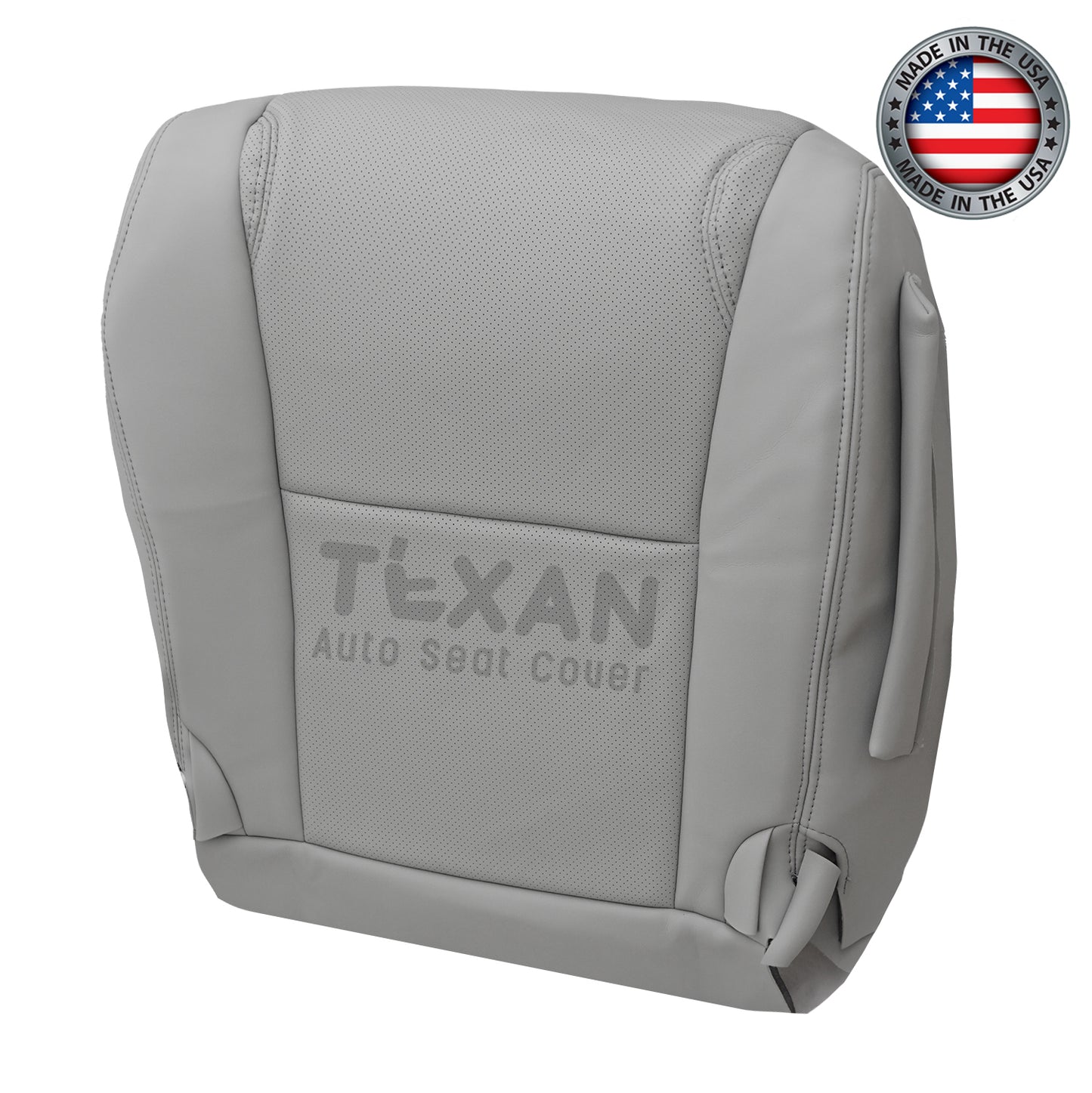 For 2006 to 2011 Lexus GS300, GS350, GS430, GS450H, GS460 Driver Side Bottom Perforated Leather Replacement Seat Cover Gray