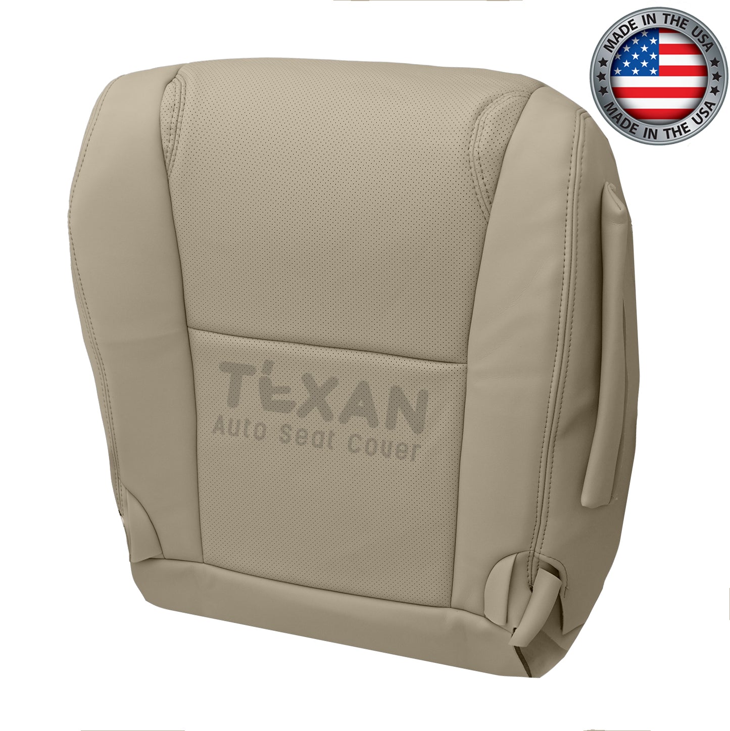 For 2006 to 2011 Lexus GS300, GS350, GS430, GS450H, GS460 Passenger Side Bottom Perforated Leather Replacement Seat Cover Tan