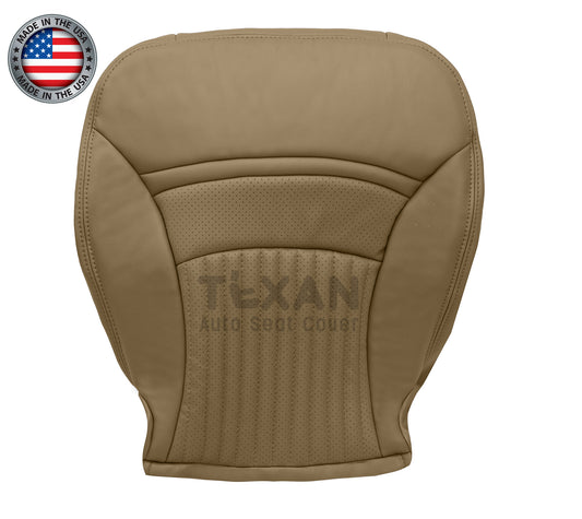 Driver/Passenger Bottom seat cover for 1997-2004 chevy corvette in light oak tan