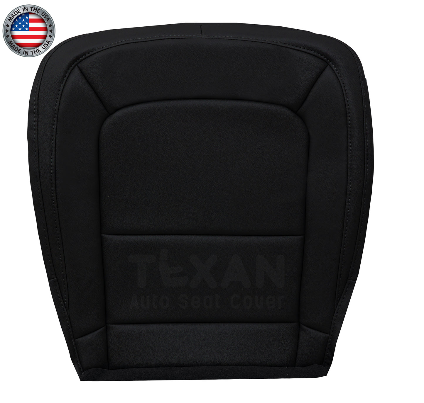 Black Replacement Seat Cover for 2015-2022 gmc canyon front bottom 