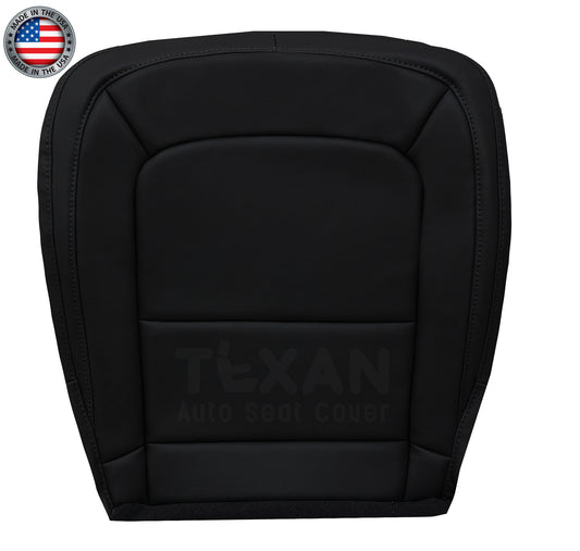 Black Replacement Seat Cover for 2015-2022 gmc canyon front bottom 