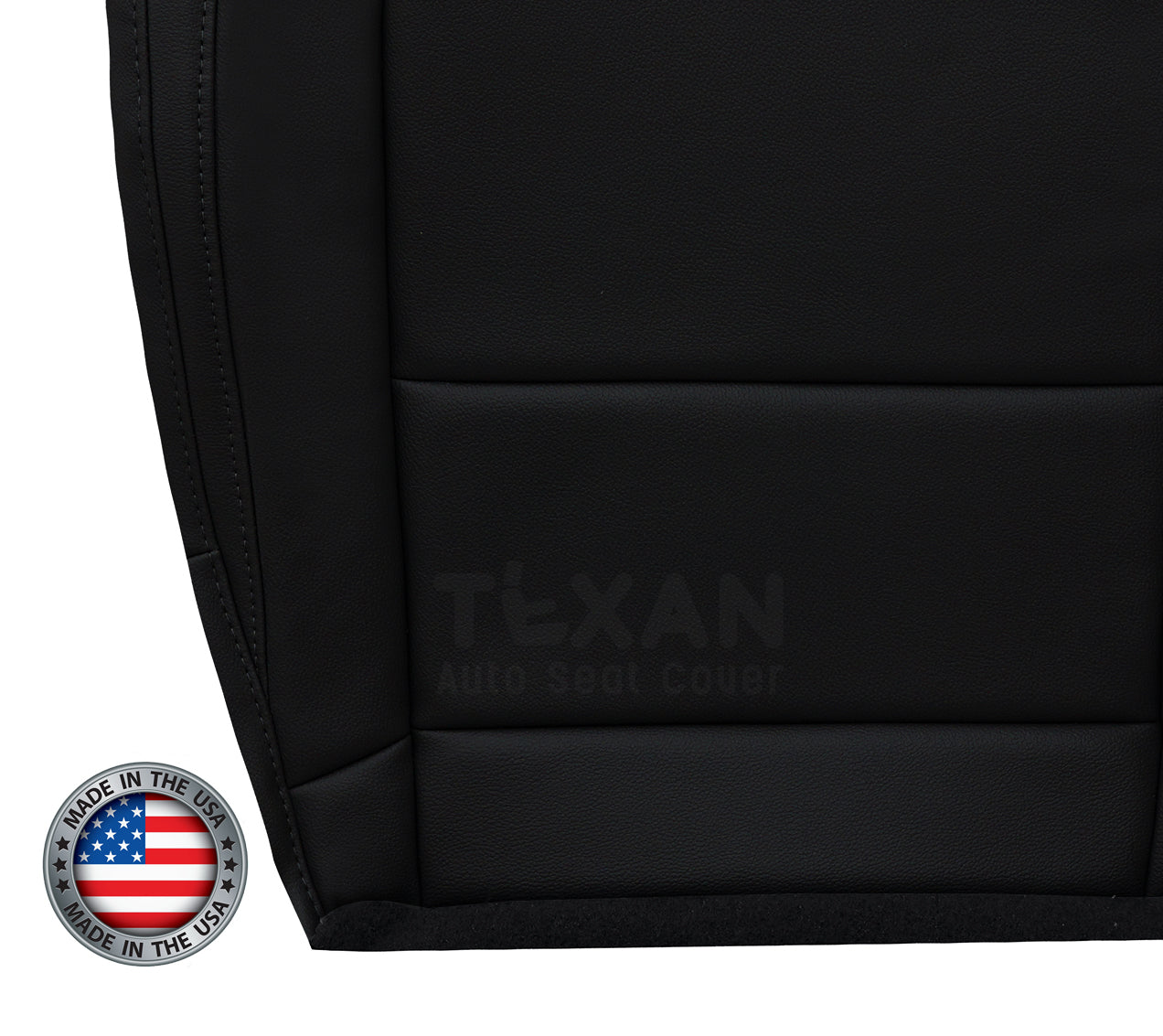 2015 to 2022 Chevy Colorado Passenger Side Bottom Leather Replacement Seat Cover Black