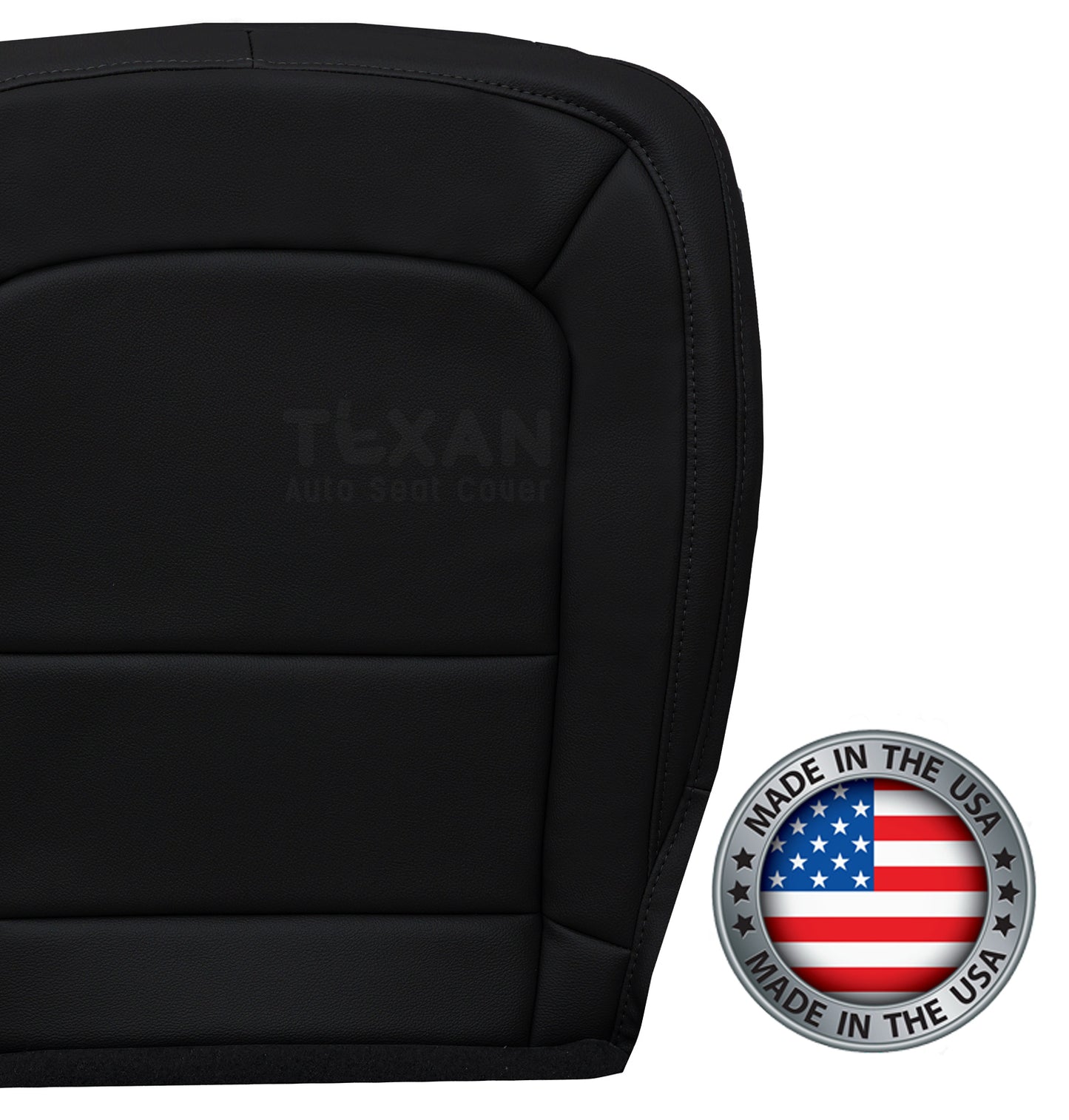 2015 to 2022 Chevy Colorado Passenger Side Bottom Leather Replacement Seat Cover Black