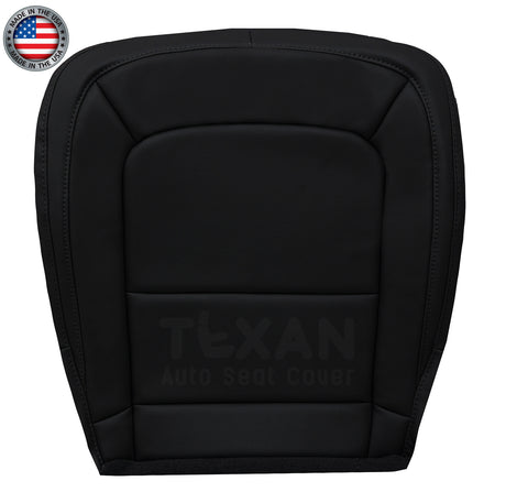 2015-2022 driver/passenger side bottom replacement seat cover jet black