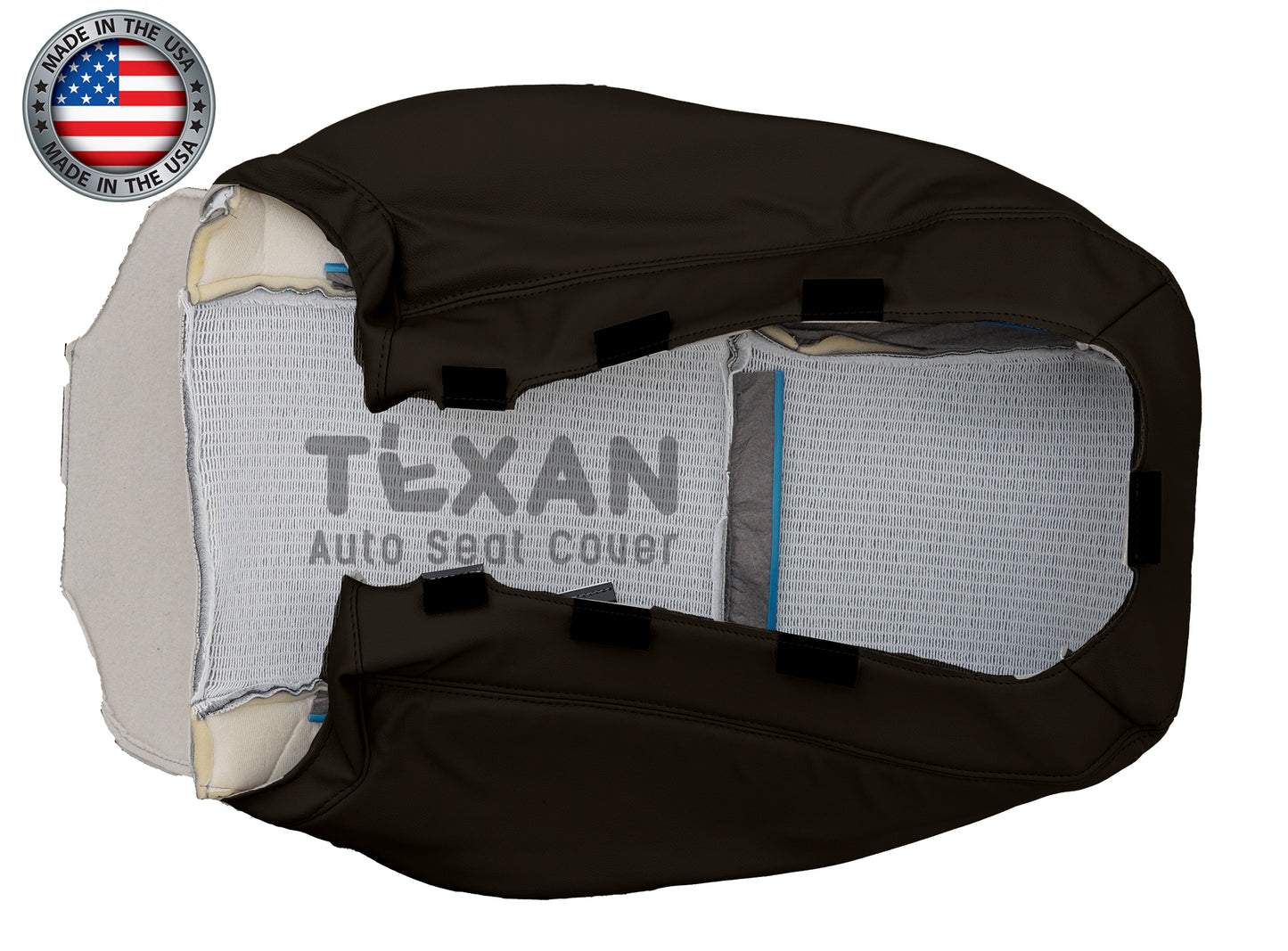 Fits 2009 2010 2011 2012 2013 2014 Cadillac Escalade ESV, EXT Driver Side Lean Back Leather Seat Cover Black