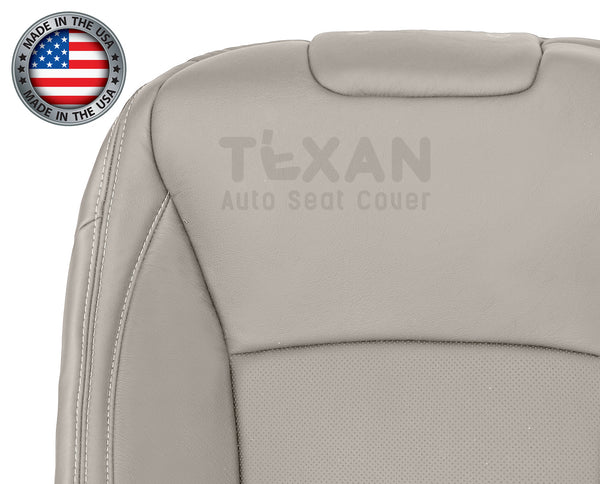 Compatible with 2015, 2016, 2017 Subaru Outback Passenger Lean Back Perforated Replacement Seat Cover Tan