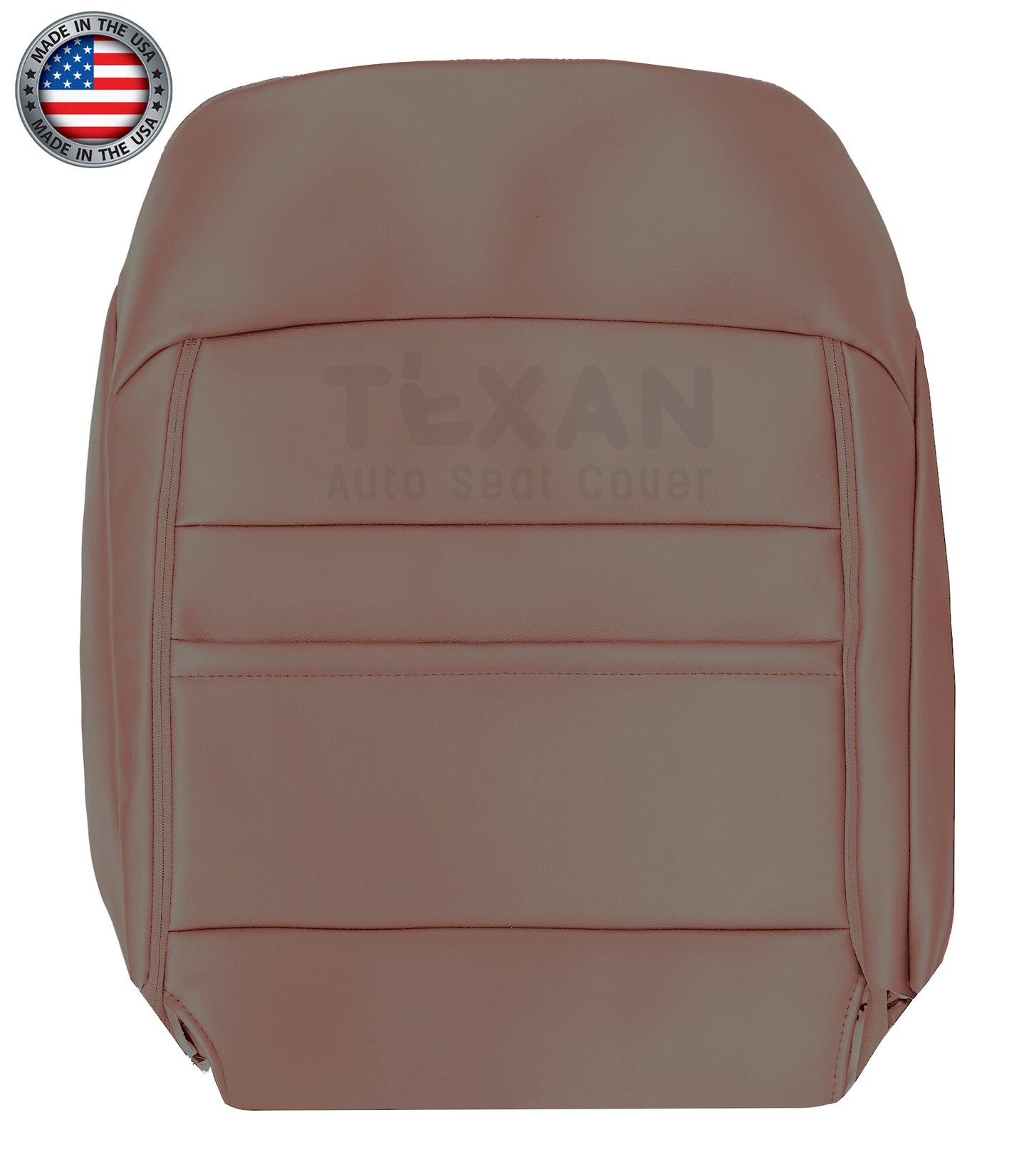 Compatible with 2015, 2016, 2017 Subaru Outback Driver Lean Back Perforated Synthetic Leather Replacement Seat Cover Brown