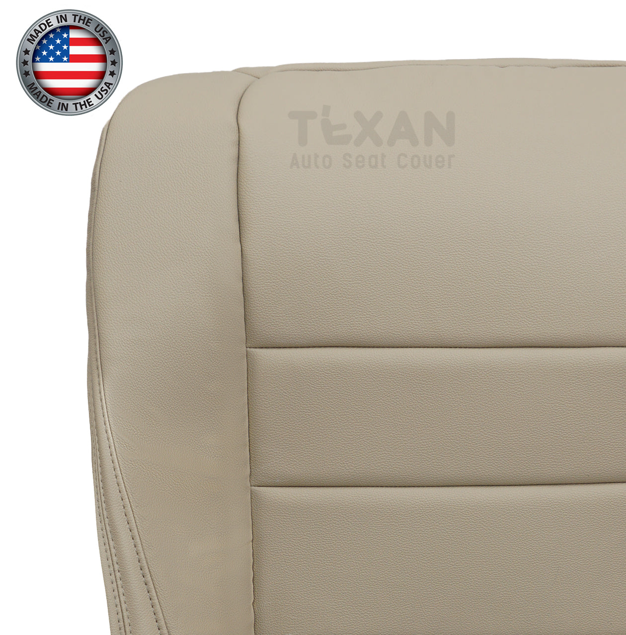 Fits 2008 2009 2010 2011 2012 Honda Accord Passenger Side Lean Back Leather Replacement Seat Cover Tan
