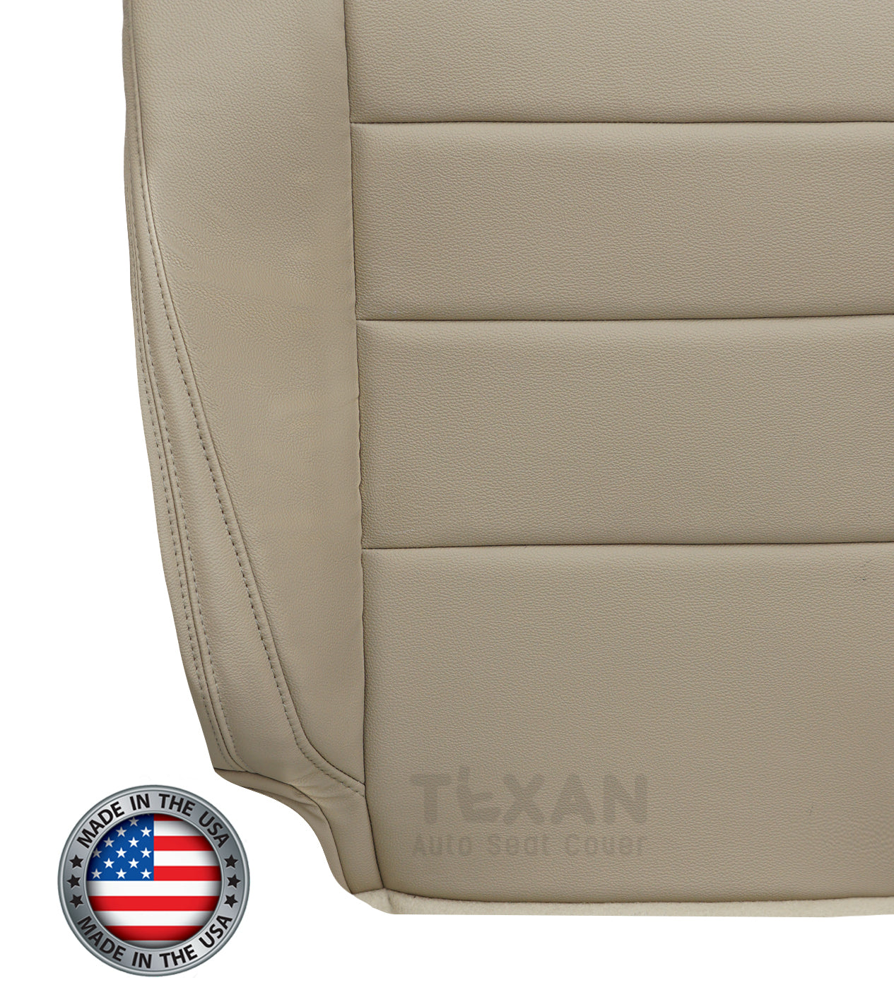 Fits 2008 2009 2010 2011 2012 Honda Accord Passenger Side Lean Back Leather Replacement Seat Cover Tan