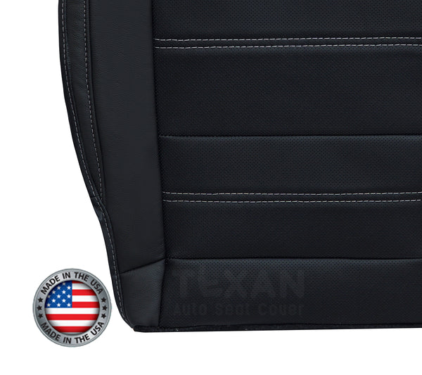 2015-2022 GMC Canyon Denali Passenger Bottom Synthetic Leather Replacement Seat Cover Black