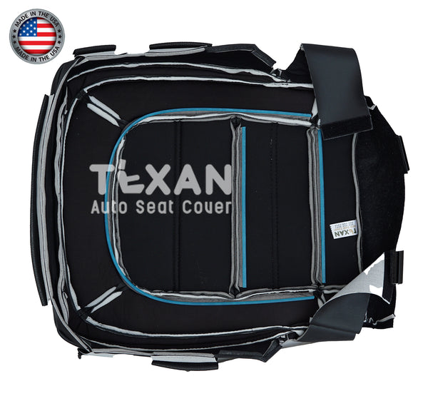 2015-2022 GMC Canyon Denali Passenger Bottom Synthetic Leather Replacement Seat Cover Black