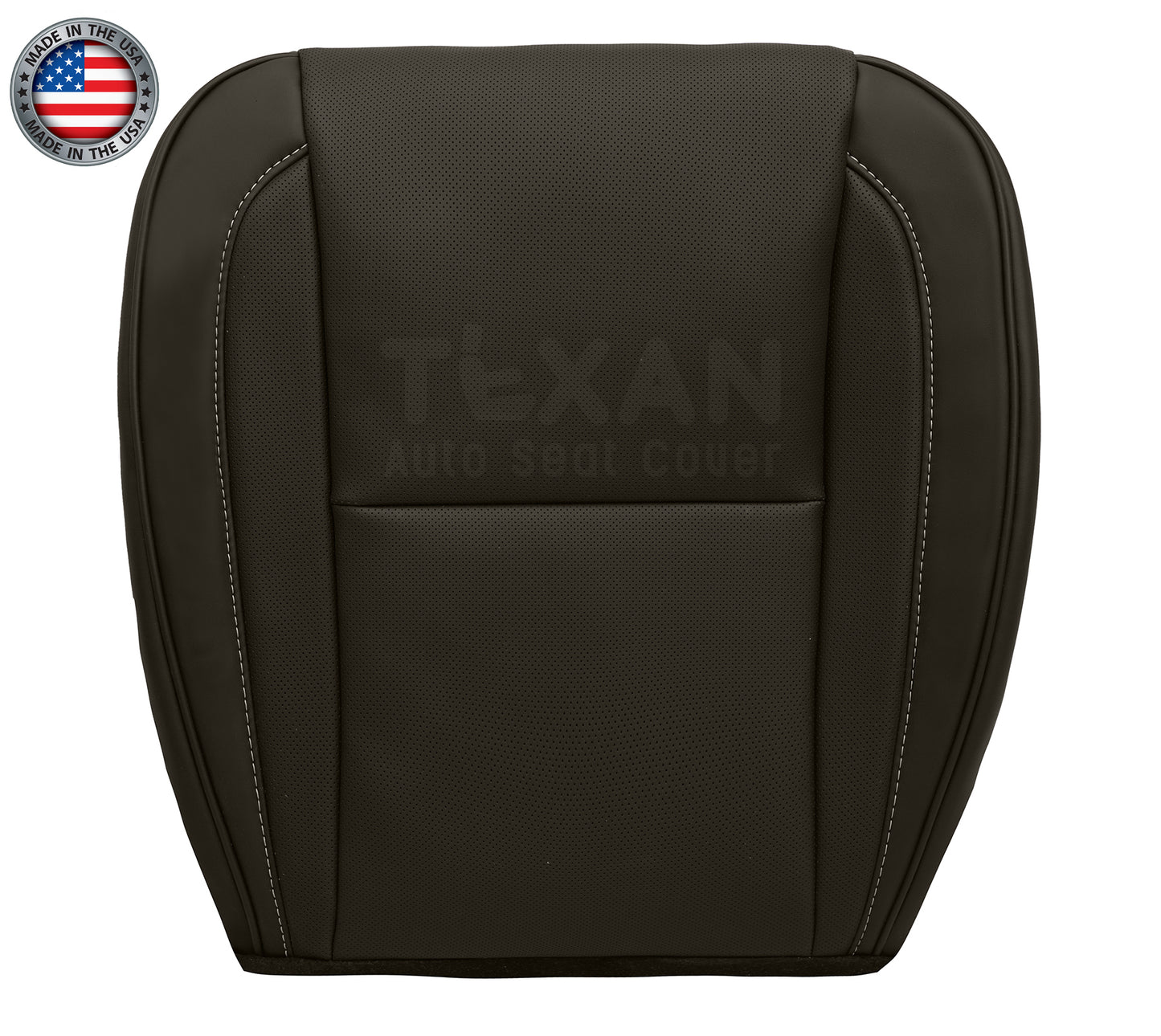 2009-2014 Cadillac Escalade Platinum Bottom PERFORATED Seat Cover Brown