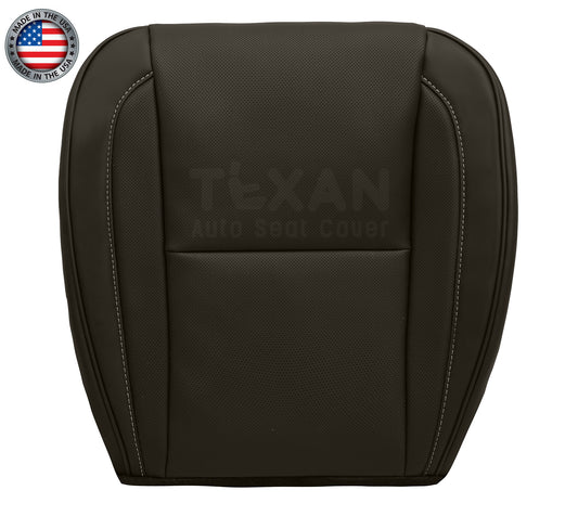 2009-2014 Cadillac Escalade Platinum Bottom PERFORATED Seat Cover Brown