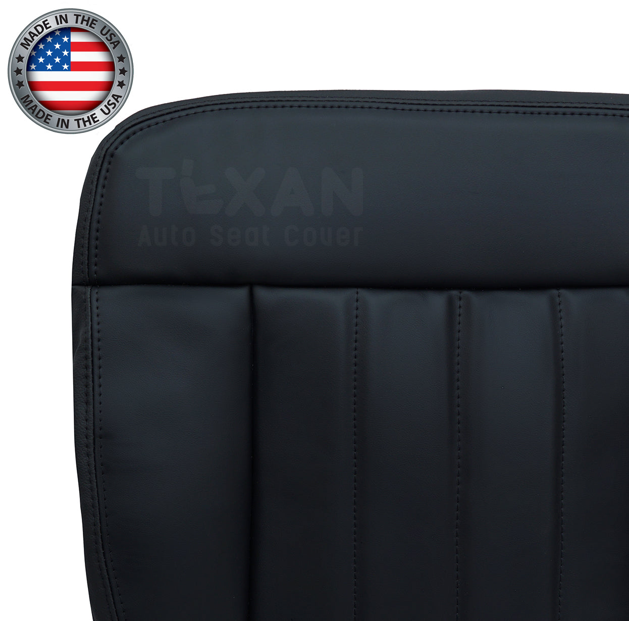 Fits 2006, 2007 Ford F150 Harley Davidson Passenger Side Bottom Leather Seat Cover Black