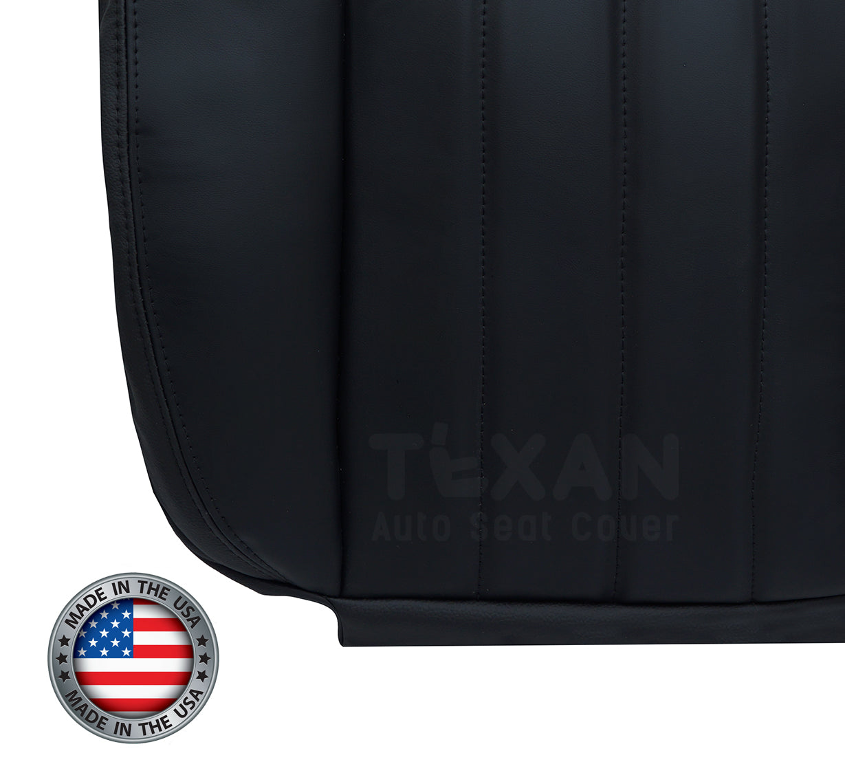 Fits 2006, 2007 Ford F150 Harley Davidson Passenger Side Bottom Leather Seat Cover Black