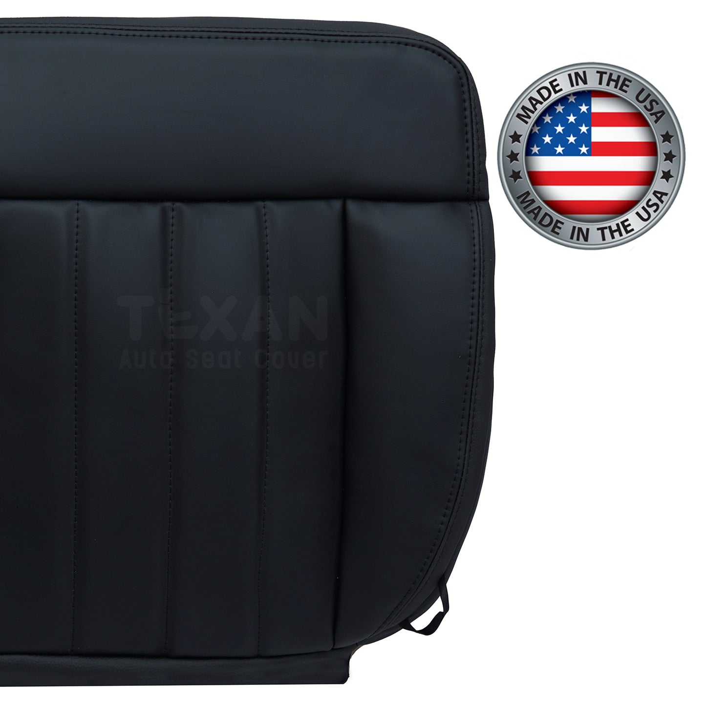 Fits 2006, 2007 Ford F150 Harley Davidson Passenger Side Bottom Leather Seat Cover Black