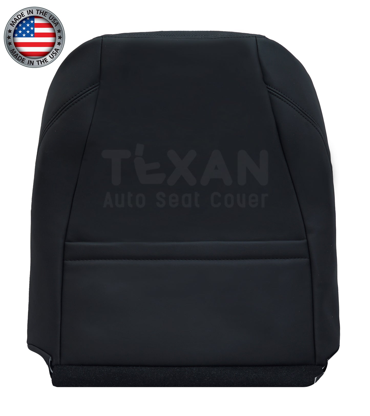 Fits 2008 2009 2010 2011 2012 2013 Toyota Highlander Limited Driver Lean Back Perforated Leather Replacement Seat Cover Black