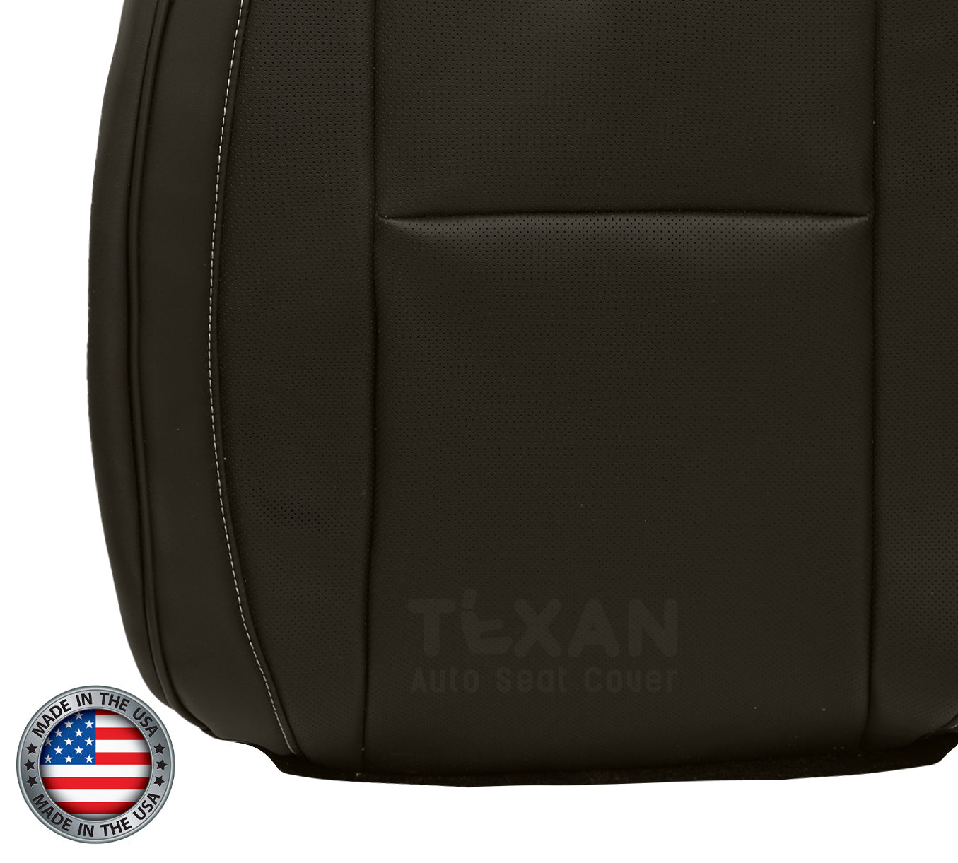 2008 2009 2010 2011 2012 2013 2014 Cadillac Escalade Platinum Driver Lean Back Leather Seat Cover Brown