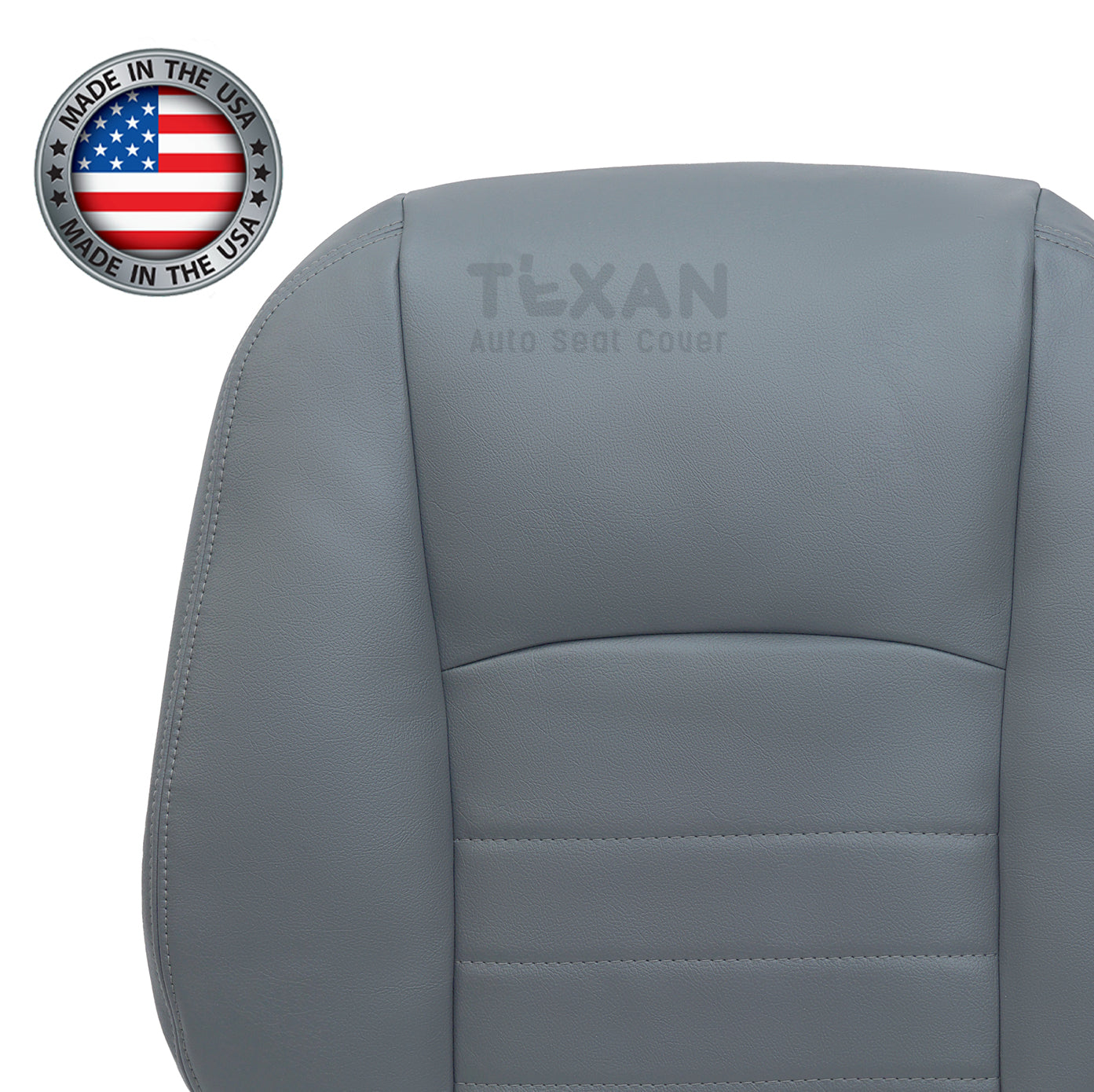 Passenger Lean Back Seat Cover Gray For 2013-2018 Dodge Ram 1500 2500 3500 Work Truck ST