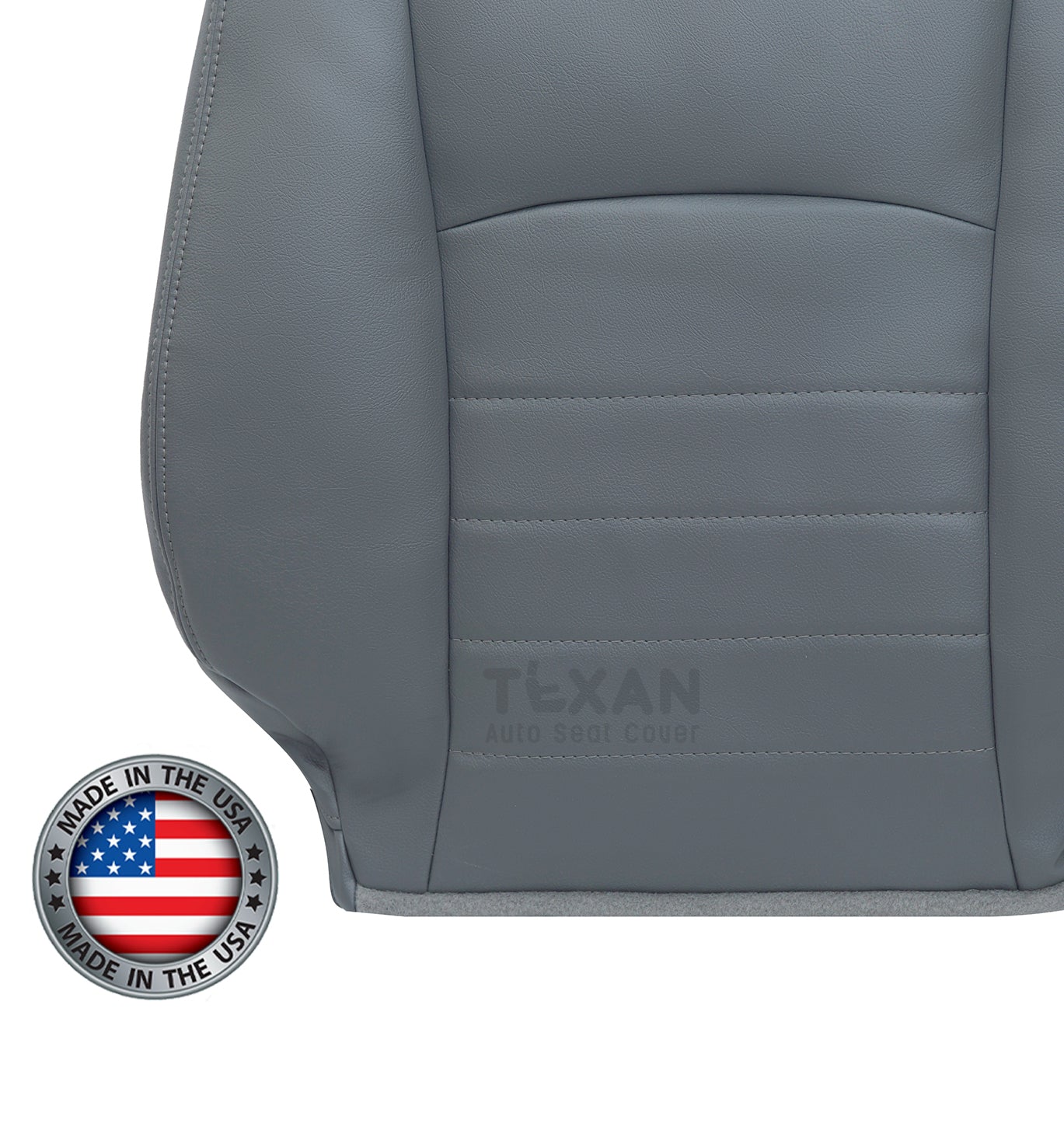 Passenger Lean Back Seat Cover Gray For 2013-2018 Dodge Ram 1500 2500 3500 Work Truck ST