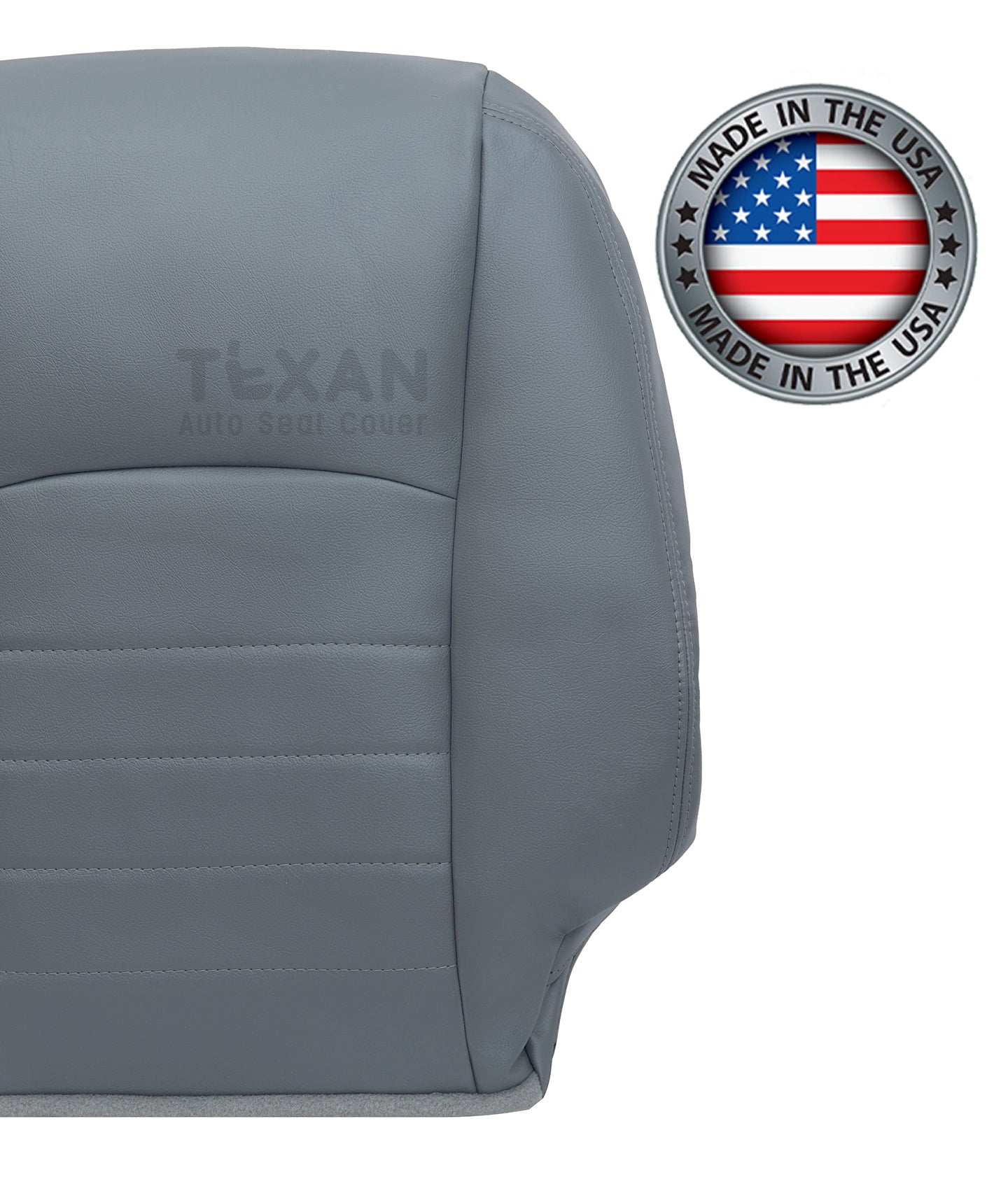 Passenger Lean Back Seat Cover Gray For 2013-2018 Dodge Ram 1500 2500 3500 Work Truck ST