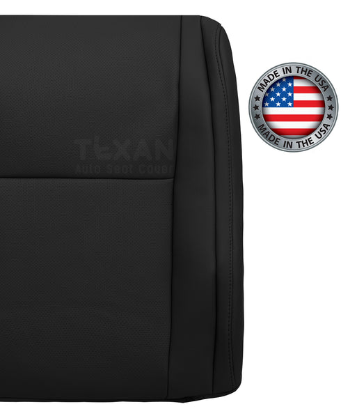 2010-2013 Toyota Tundra Platinum Passenger Side Lean Back Perforated Leather Replacement Seat Cover Black