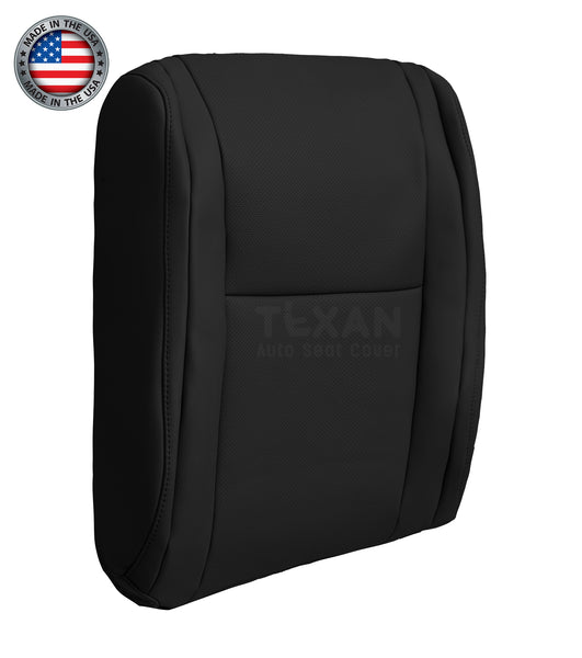 2010-2013 Toyota Tundra Platinum Passenger Side Lean Back Perforated Leather Replacement Seat Cover Black
