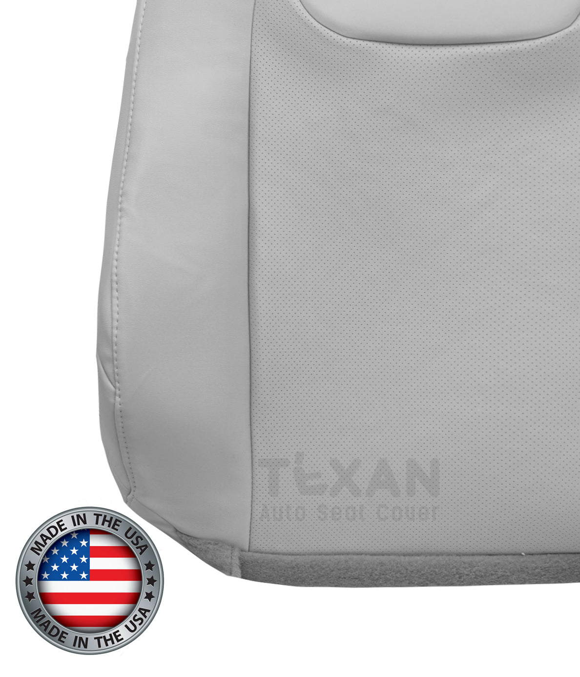 Fits 2010-2015 Lexus RX350 RX450H Driver Lean Back Synthetic Leather Seat Cover Gray