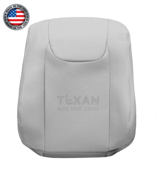 Fits 2010-2015 Lexus RX350 RX450H Driver Lean Back Perforated Leather Seat Cover Gray