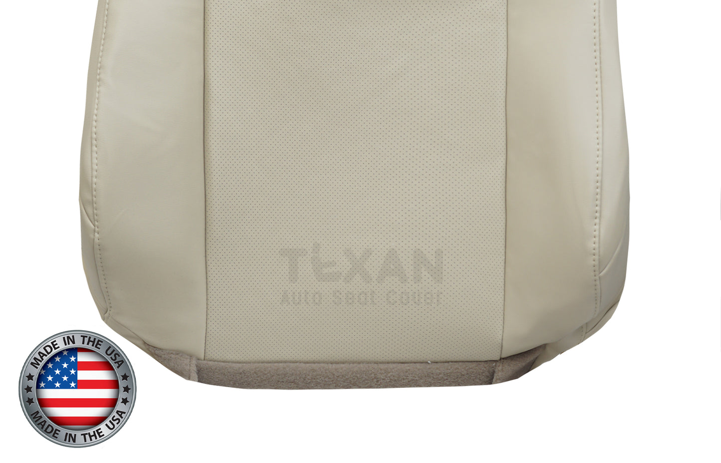 2010 to 2015 Lexus RX350, RX450H Driver Lean Back Perforated Leather Replacement Seat Cover Tan
