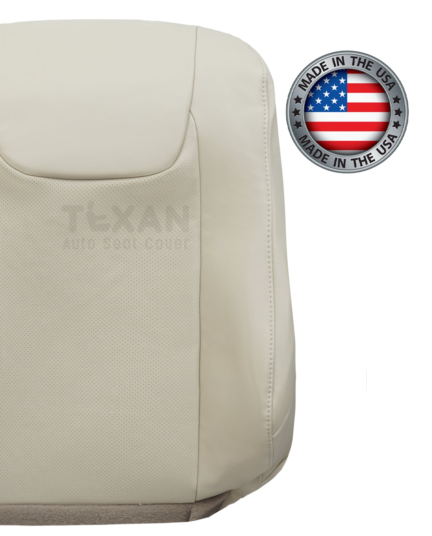 2010 to 2015 Lexus RX350, RX450H Driver Lean Back Perforated Leather Replacement Seat Cover Tan