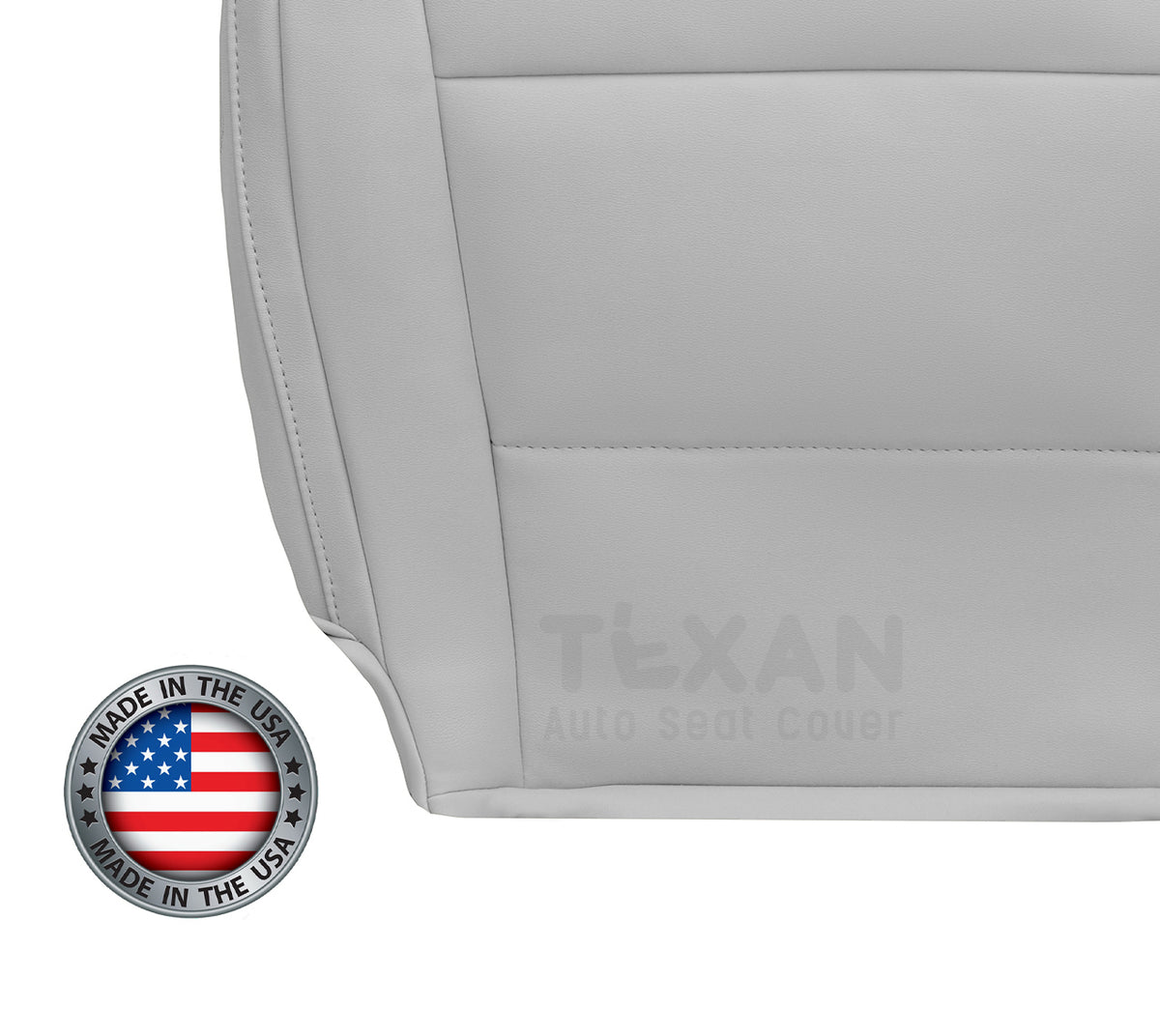 Fits 2013-2018 Lexus ES350 Passenger Bottom Leather Seat Cover Light Gray