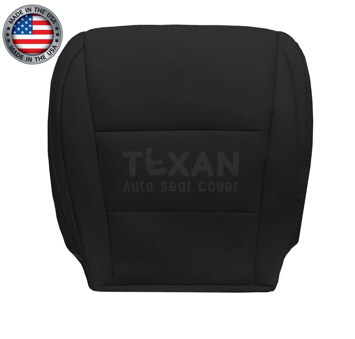 Fits 2013-2018 Lexus ES350 Driver Bottom Synthetic Leather Seat Cover Black