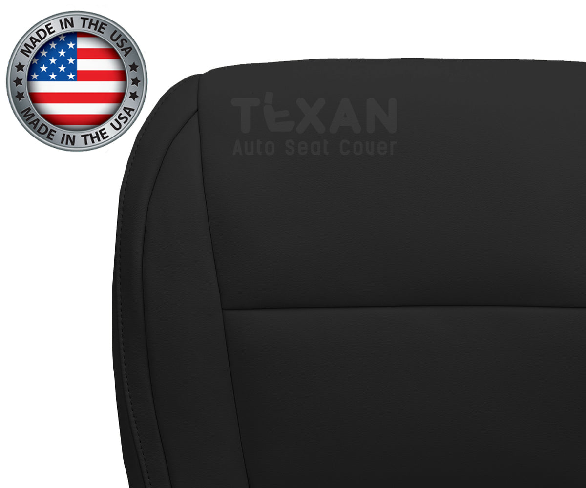 Fits 2013-2018 Lexus ES350 Driver Bottom Synthetic Leather Seat Cover Black
