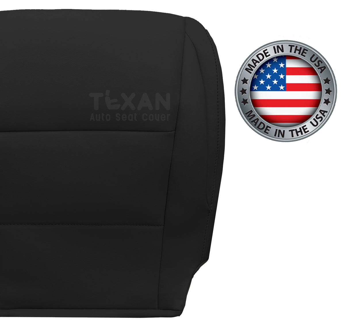 Fits 2013-2018 Lexus ES350 Driver Bottom Synthetic Leather Seat Cover Black