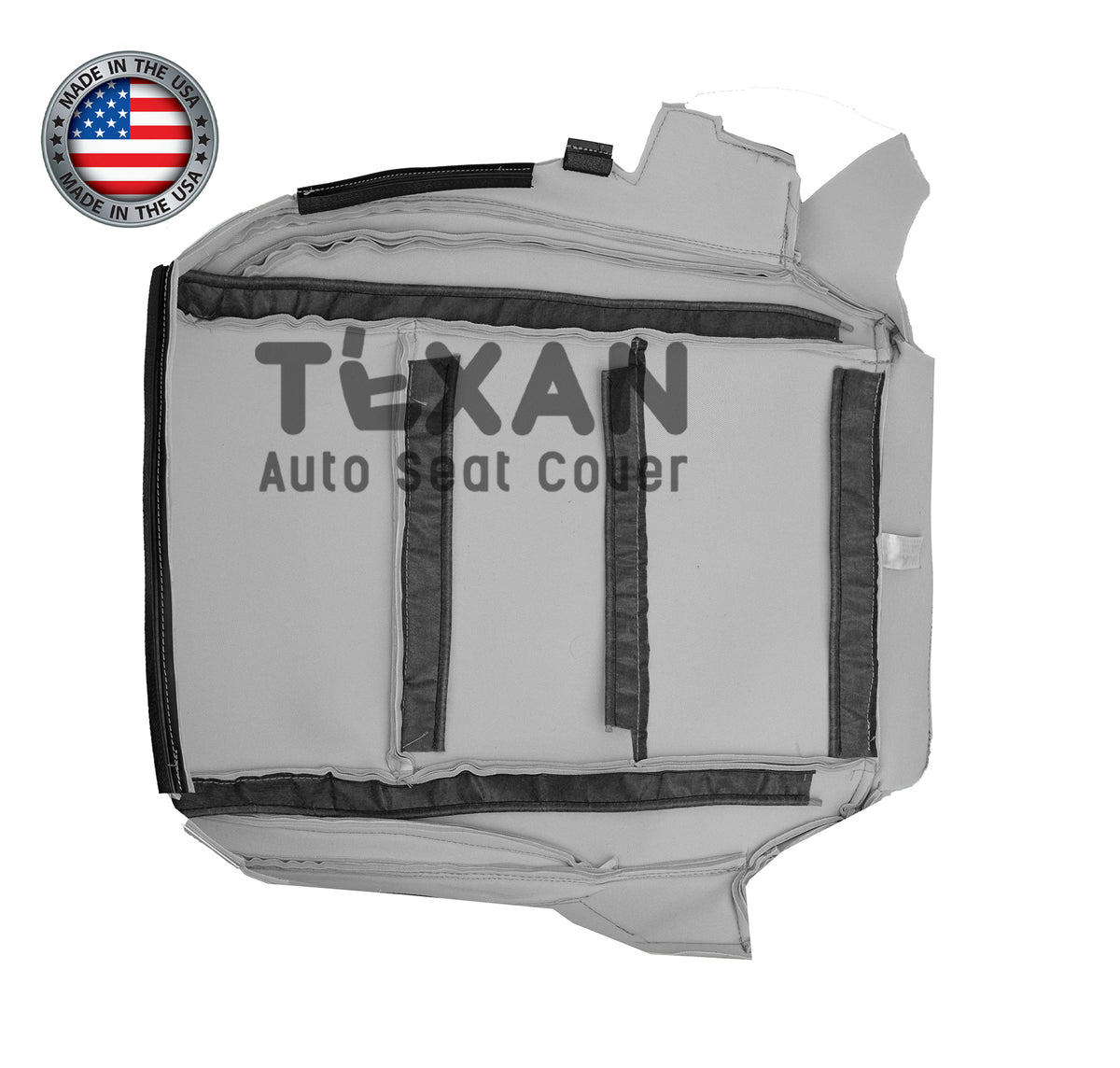 Fits 2013-2018 Lexus ES350 Passenger Bottom Leather Seat Cover Light Gray