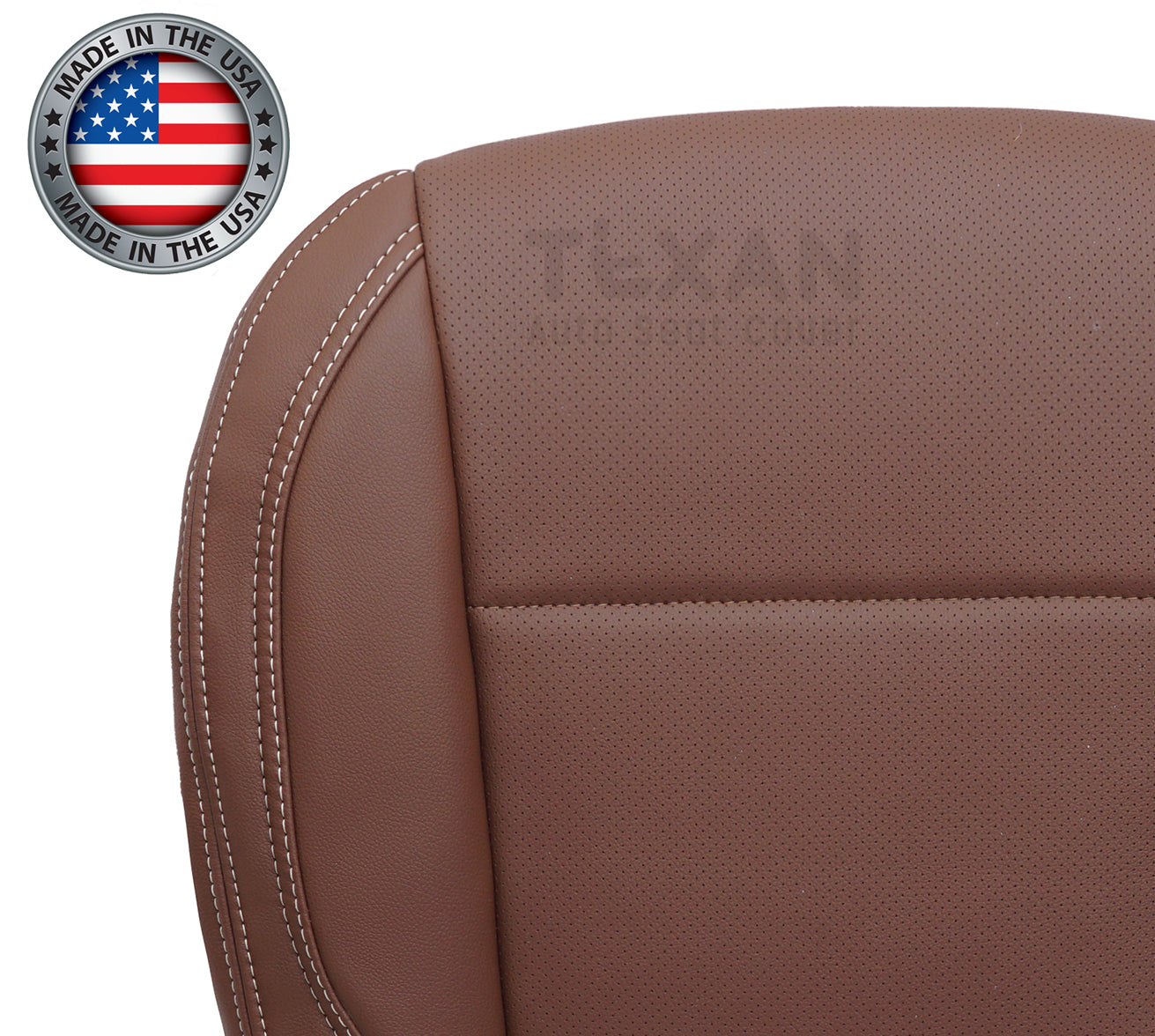2018, 2019 Subaru Outback Driver Bottom Replacement Seat Cover Java Brown Perforated