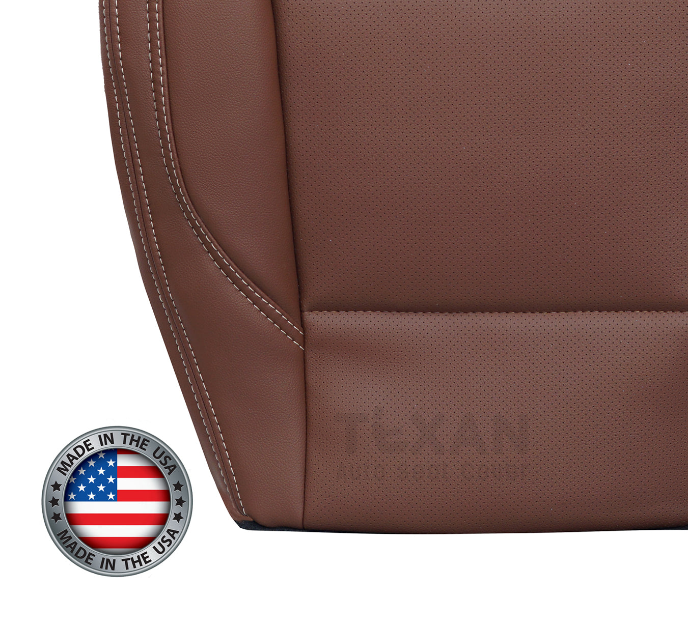 2018, 2019 Subaru Outback Driver Bottom Replacement Seat Cover Java Brown Perforated